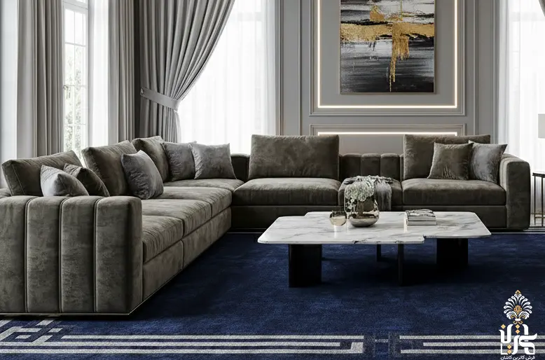 مبل طوسی با چه فرشی ست میشه